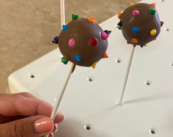 Cosmic Brownie Cake Pops