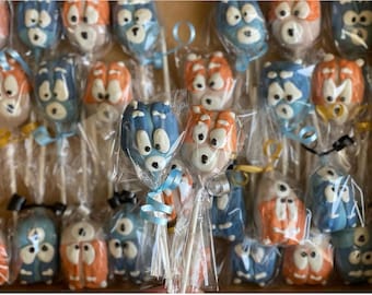 Bluey & Bingo Cake Pops