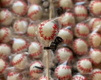 Baseball Cake Pops