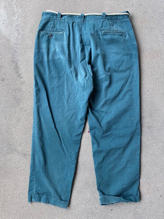 1950's Patched Work Pants - 40x32 - image 3