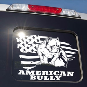 American bully decal / exotic bully decal / pit bull /sticker/ bully window decal