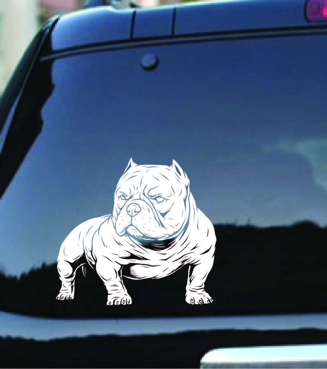 American Bully Decal / Exotic Bully Decal / Sticker/ Bull Window Decal