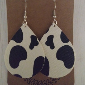 Cow print Earrings