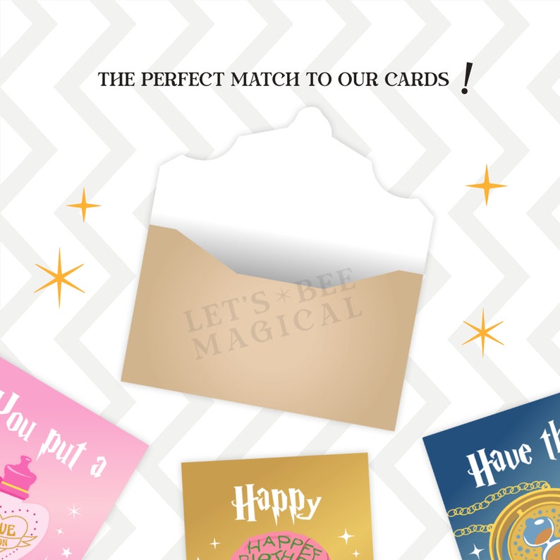 Wizard School · Envelope Instant Download · Envelope for Greeting Card ...