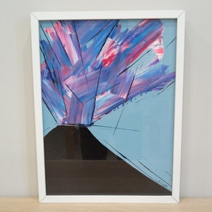Modern Painting Vesuvius Naples 2023 #1