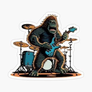 Bigfoot Axe Slayer Sticker, Cryptid Stickers, Cryptid Sticker, Cryptid, Cryptozoolgy, Cryptid Gifts