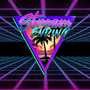 Retro Synthwave animated overlays