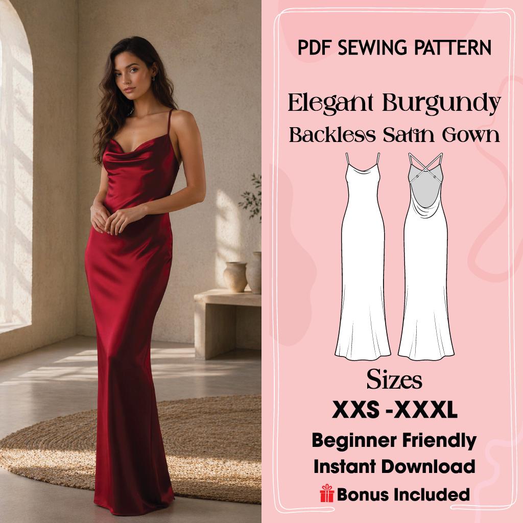 Infinity Wrap Dress Sewing Pattern