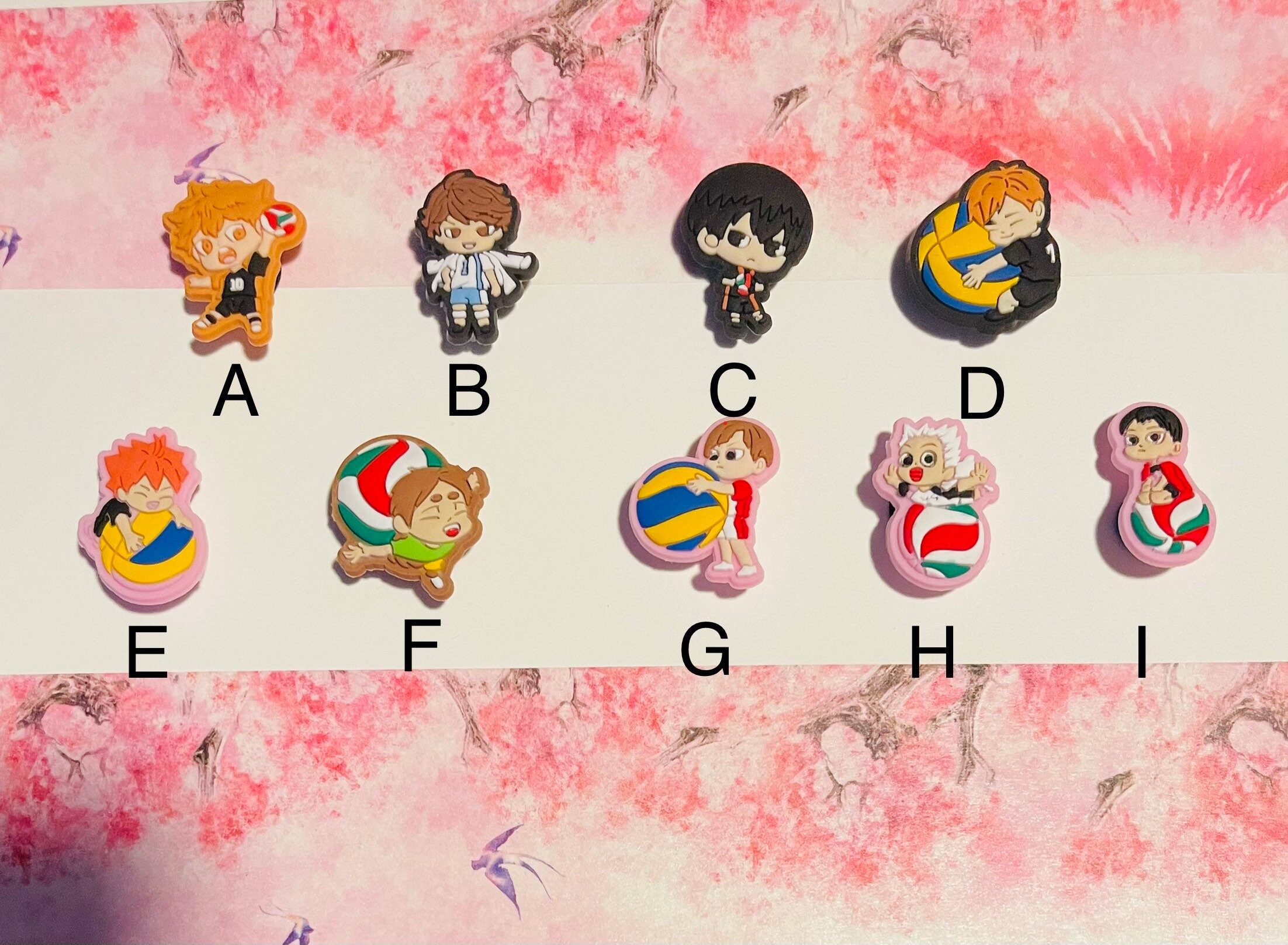 Volleyball Shoe Charms