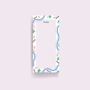 To Do List Pad, 50 Tear Off Sheets For Notes, Shopping List, To Do List, Note Pad, Stationery Gift, Daily Planner, Tear Off Pad,