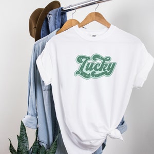 St. Patrick's Day - Lucky Tee - St Pattys Day, Luck of the Irish, Get Lucked Up, Clover Shirt, Kiss Me I'm Irish, Shamrock Shirt, Pub Shirt