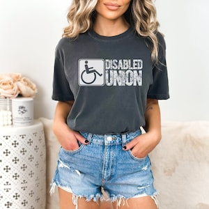 Disability Awareness - Disabled Union Tee - Inclusion Matters, Wheelchair User, Neurodiversity, Amputee, Hidden Disability, Autism Shirt