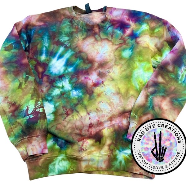 lime green tie dye