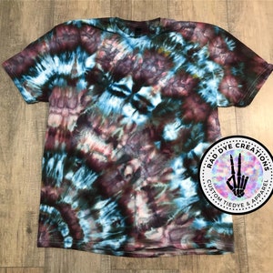 S-5xL Tie-dye, Ice Dyed Tie Dye, Unisex Tie dye T-shirt, Custom Handmade Tie-dye T-shirts, Trending Tie Dye Shirts, Dharma Tie Dye