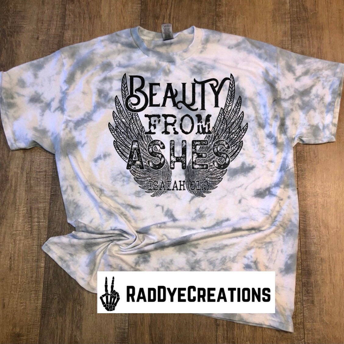 Christian tie dye shirts Clearance