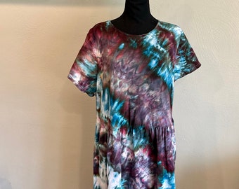 2x Women’s Stretchy Dress, Tie Dye Tank Dress,  Tie Dye Dress, Plus Size Tie Dye, Tie Dye Dress, Hippie Dress, Sundress, Tye Dye, Festival