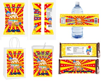 Plim Plim Chip Bags: Personalized Party Labels