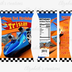 Hot Wheels Chip Bags - Etsy