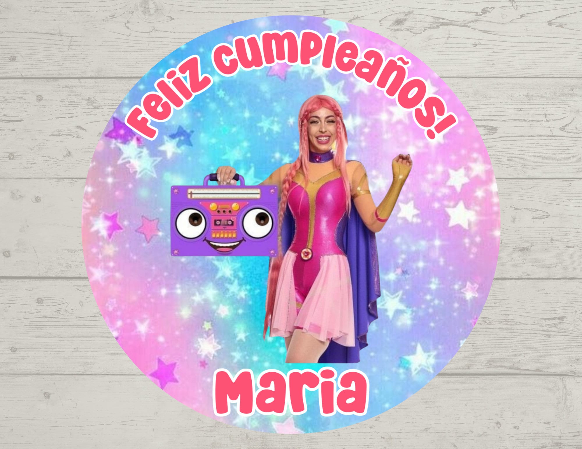Luli pampin birthday stickers
