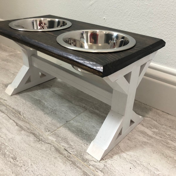 Dog Feeder With Storage Etsy