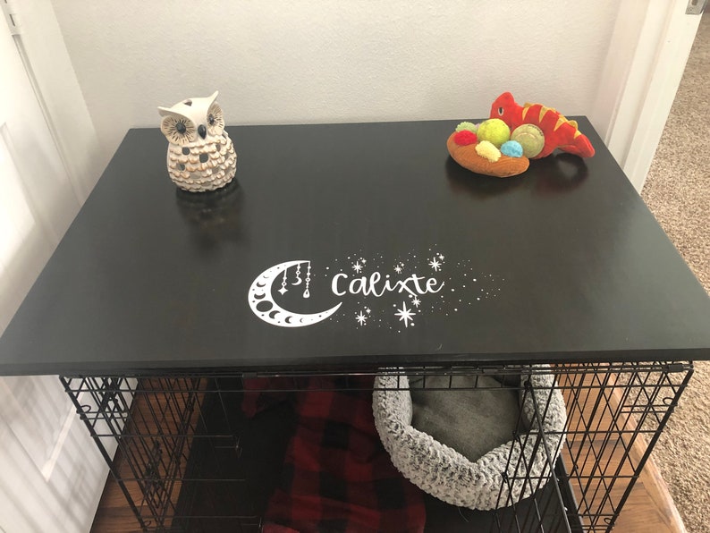 Customized Wooden Kennel Topper Etsy