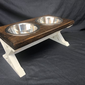 Small Raised Dog Feeder