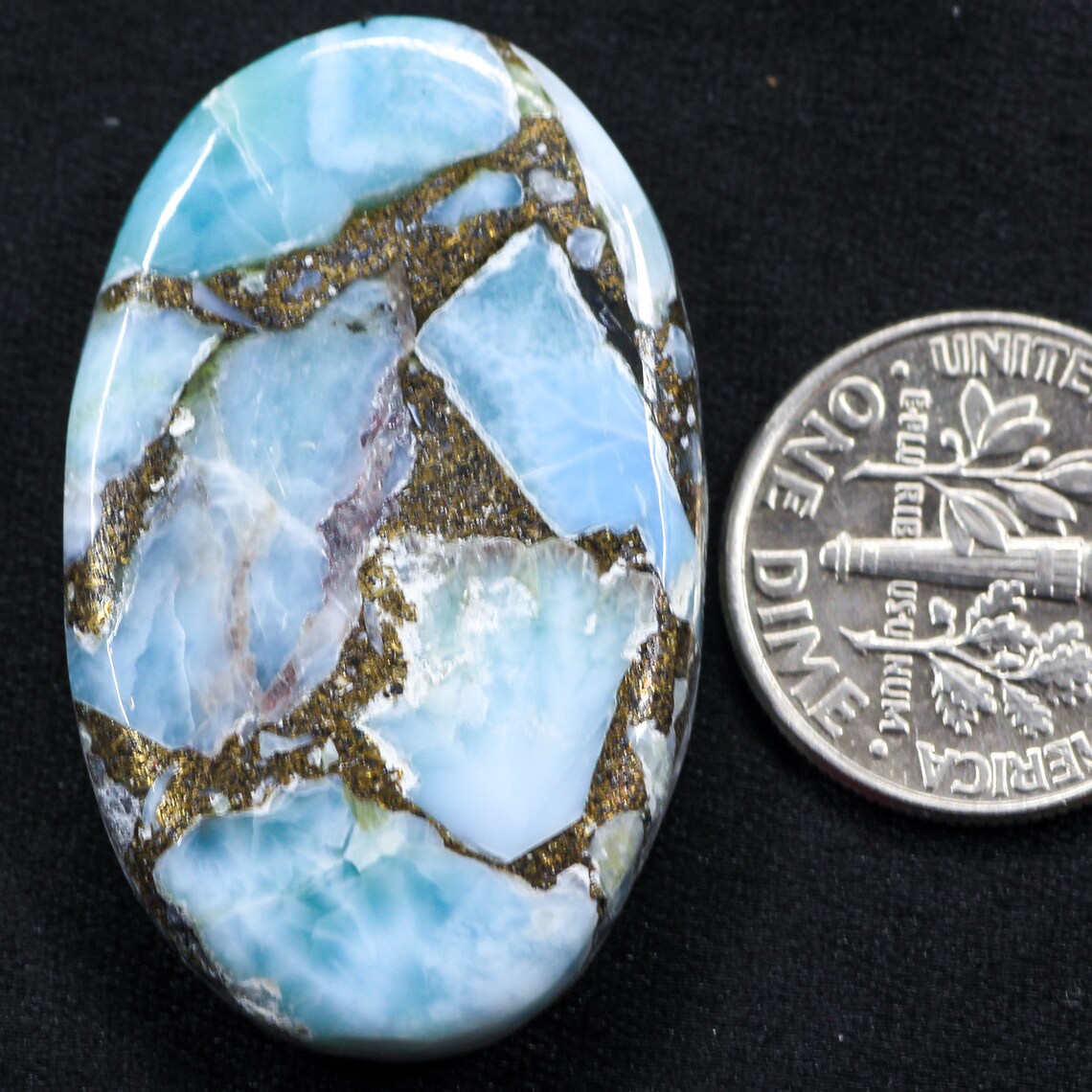 Larimar Crystal healing Crystal crystals for jewelry making Etsy