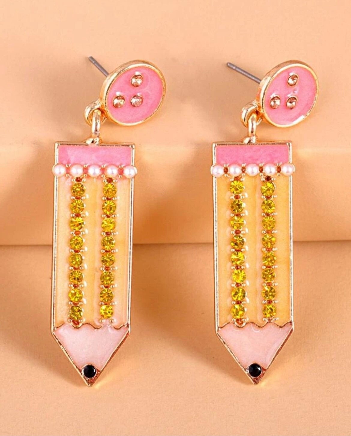 Trendy Pencil Earrings Etsy