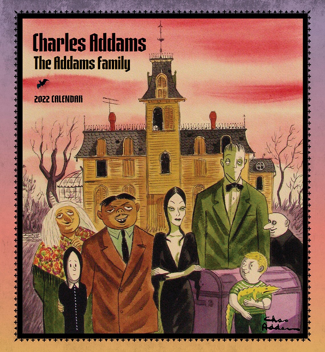 C.addamsaddams Family 2022 Wall Calendar Etsy