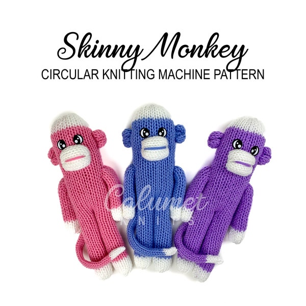 Patroon rondbreimachine Skinny Monkey