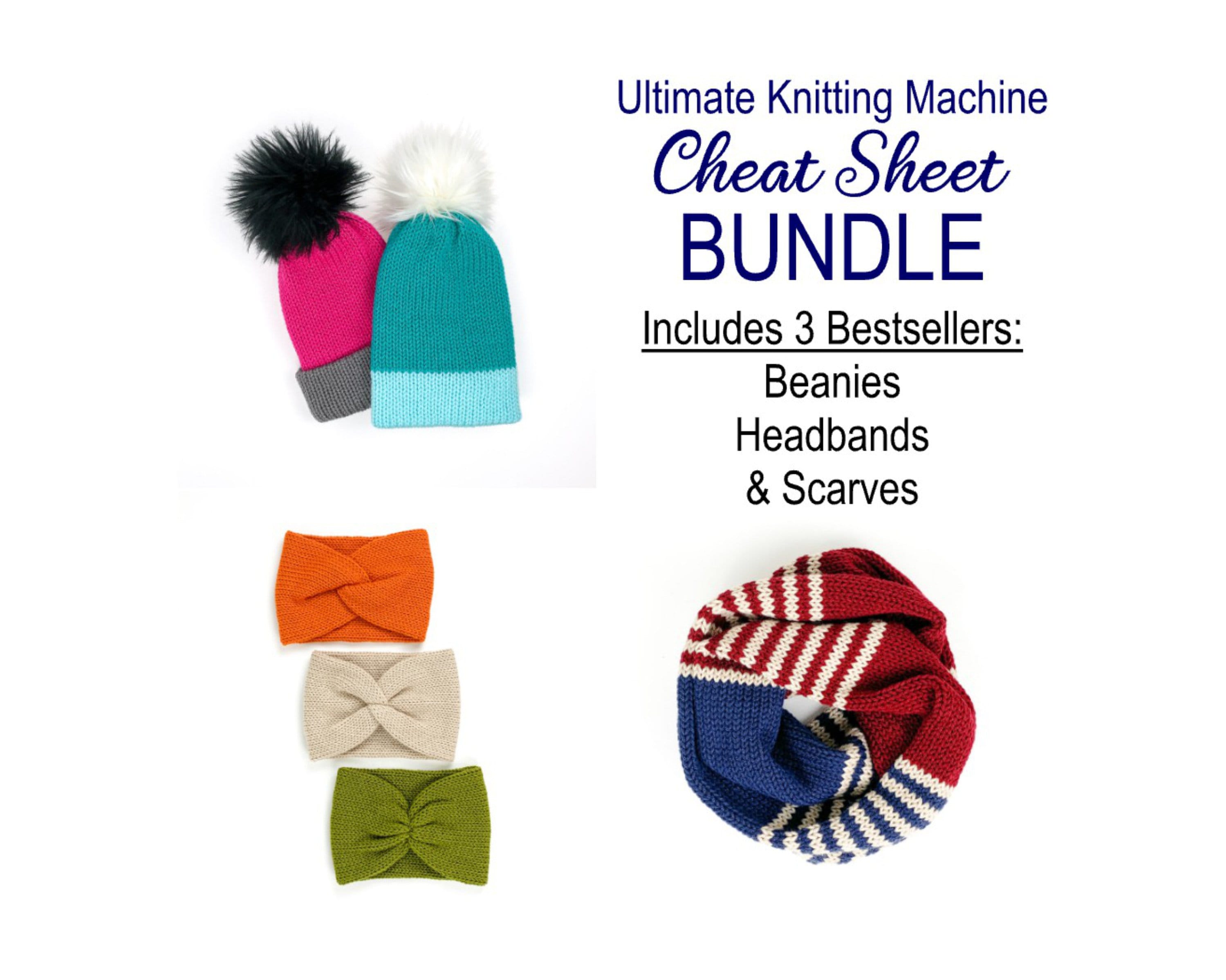 Knitting Machine for Craft Projects 48 & 40 Needles Knitting Machine Kit  With Row Counter for Scarf, Hat, Socks, Gloves and More 