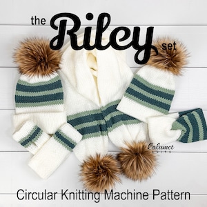 the Riley set Circular Knitting Machine Pattern