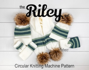 the Riley set Circular Knitting Machine Pattern