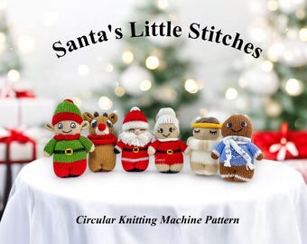 Santa's Little Stitches Circular Knitting Machine Pattern