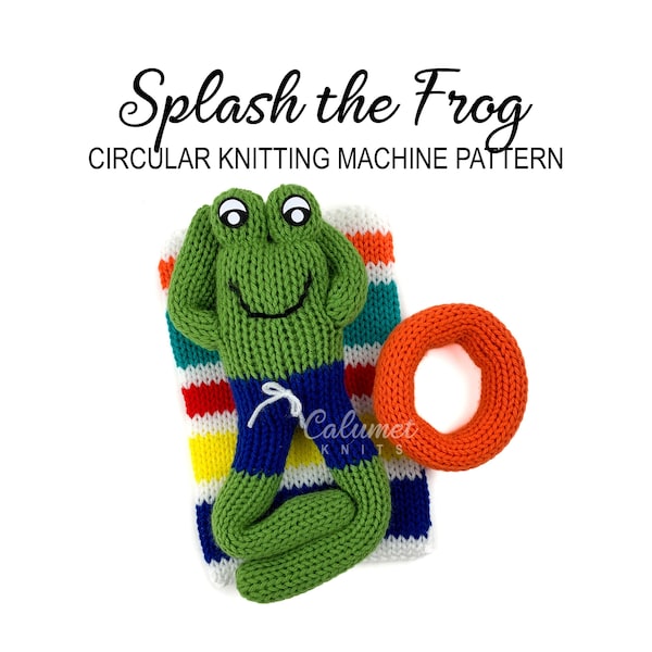Patroon rondbreimachine Splash the Frog rondbreimachine