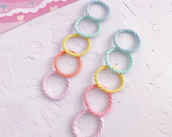 Pastel Mini hair ties for baby infant and toddler,baby hair elastic,Baby Girl Ponytail Holders,Toddler Elastic Hair Ties,Girl Mini hair band