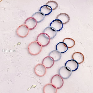 Neutrale Farbe Mini-Haarbänder für Babys, Säuglinge und Kleinkinder, Baby-Haargummi, Mädchen-Pferdeschwanzhalter, Kleinkind-elastische Haargummi, Mädchen-Mini-Haarband