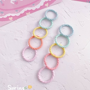 Pastell Mini Haargummi für Baby Und Kleinkind,Baby Haargummi,Baby Mädchen Pferdeschwanz Halter,Kleinkind Elastische Haargummi,Mädchen Mini Haarband