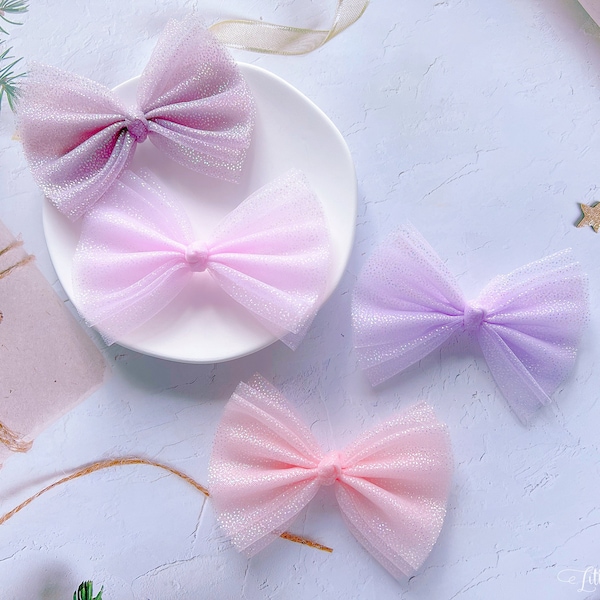 Tulle Bow Headband Etsy