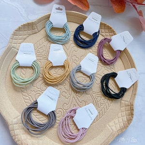 Set of 10 Hair ties Elastic Hair Ties hair bands hair accessories Hair Rope Elastic Hair Ties Stretch hair tie bracelet for women or toddler