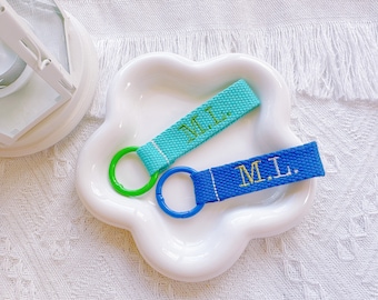 MINI SIZE Designer Bag Tag,Personalized Embroidery Name tag,MINI Backpack Tag,Custom Keychain,Luggage Tag,Custom School Bag Tag,Lunch BagTag