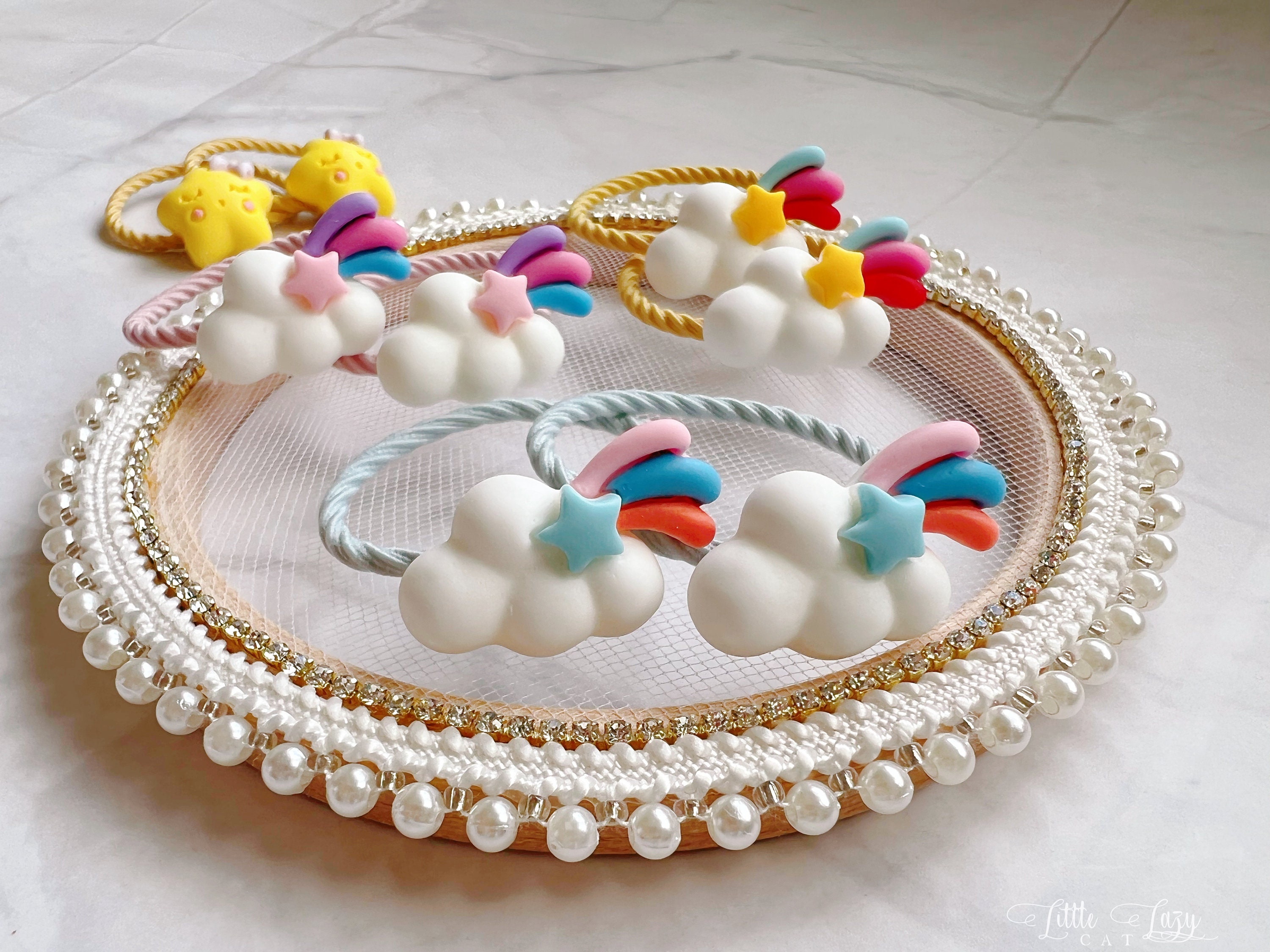 Set of 2 Hair Ties for Baby Toddler Girls Kids Hair Ties Set Etsy UK