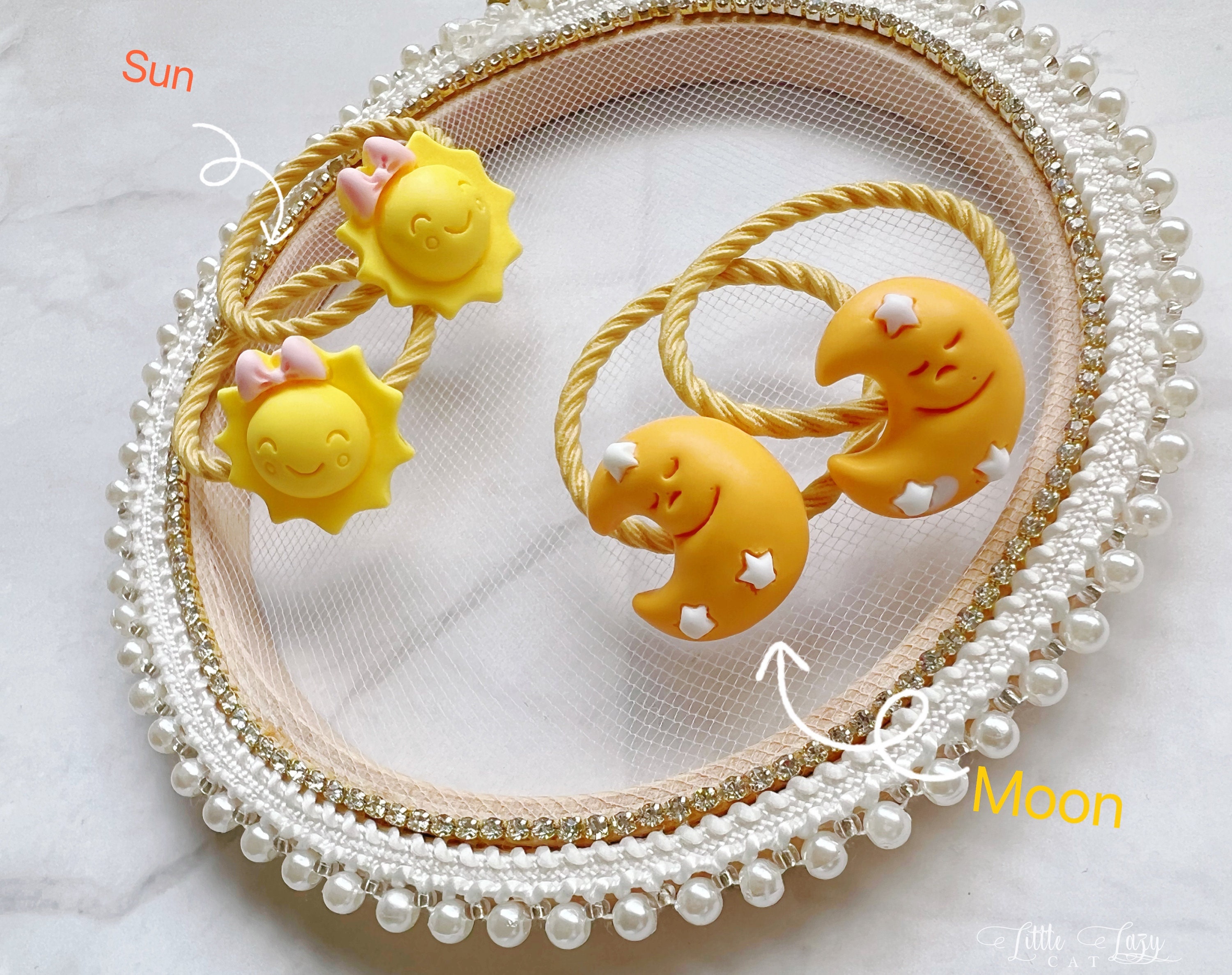 Set of 2 Hair Ties for Baby Toddler Girls Kids Hair Ties Set Etsy UK