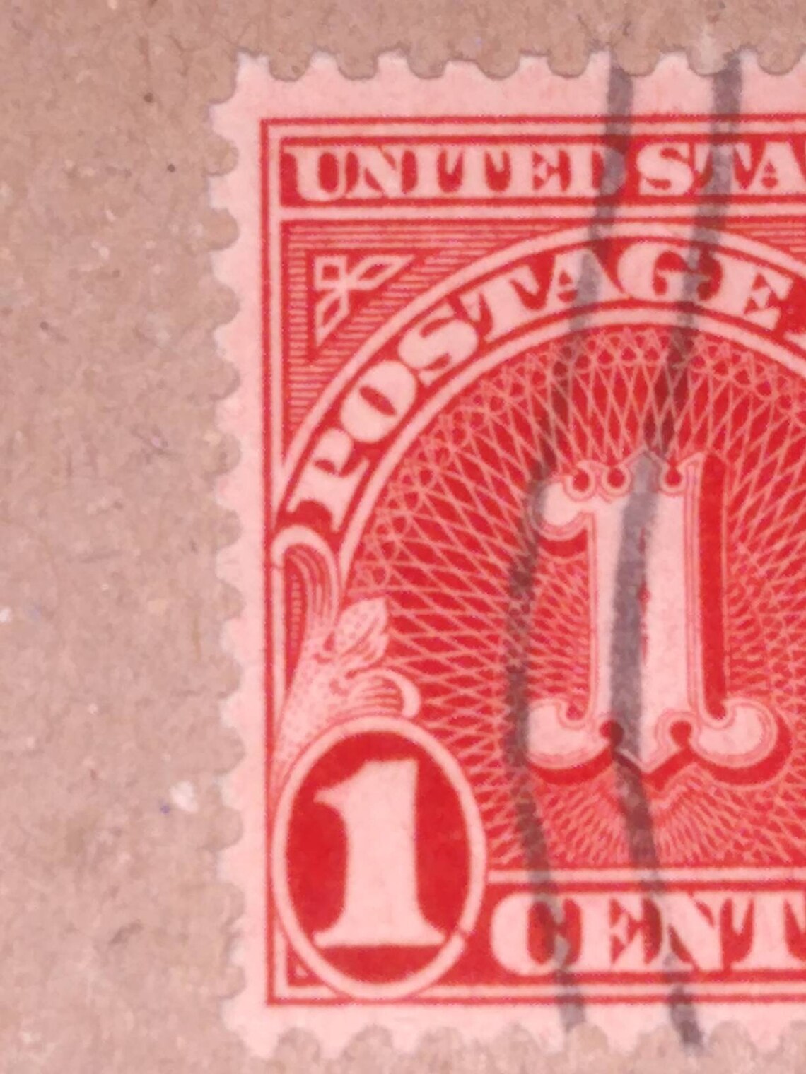 1930 1 cent postage due used stamp I'm new to Etsy Etsy