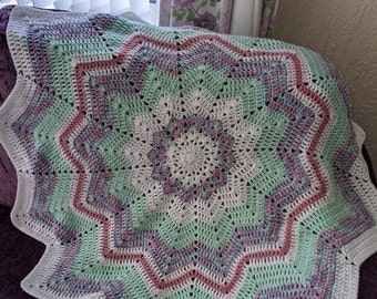 Handmade Crochet Star Shaped Blanket, baby blanket crochet, baby gifts, children gifts, crochet blanket