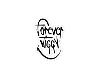 Foreverjiggy stickers | Aesthetic Stickers | Laptop Stickers | Waterbottle Stickers | Notebook Stickers | Die Cut Stickers