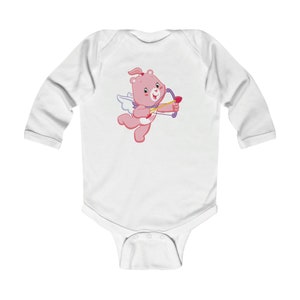 Infant Love-A-Lot Care Bear Long Sleeve Bodysuit * Free Shipping to US Addresses *