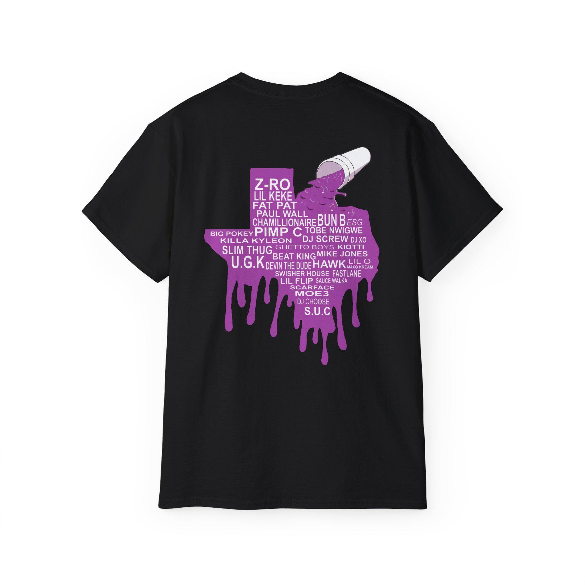 Texas Rapping Legends Tee Shirt (purple) * FREE SHIPPING to US