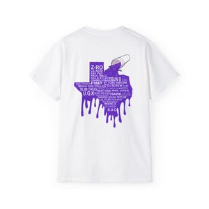 テキサス ラップ レジェンド T シャツ (パープル) * 米国住所への送料無料