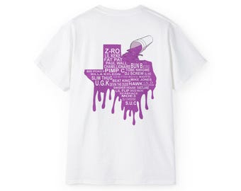 Texas Rapping Legends Tee Shirt (Purple) * FREE SHIPPING to US Addresses